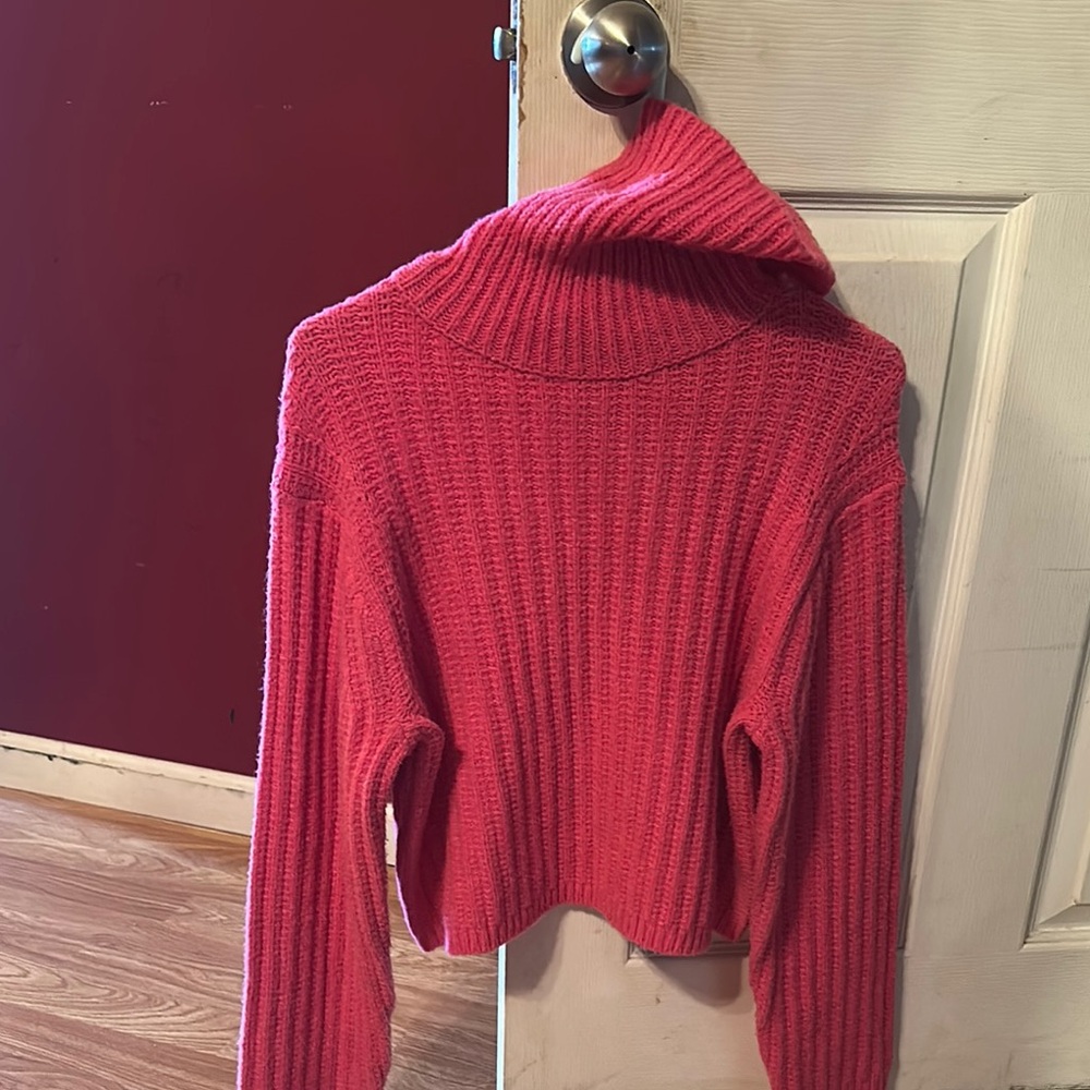 Universal Thread Pink Cowl Turtleneck Sweater